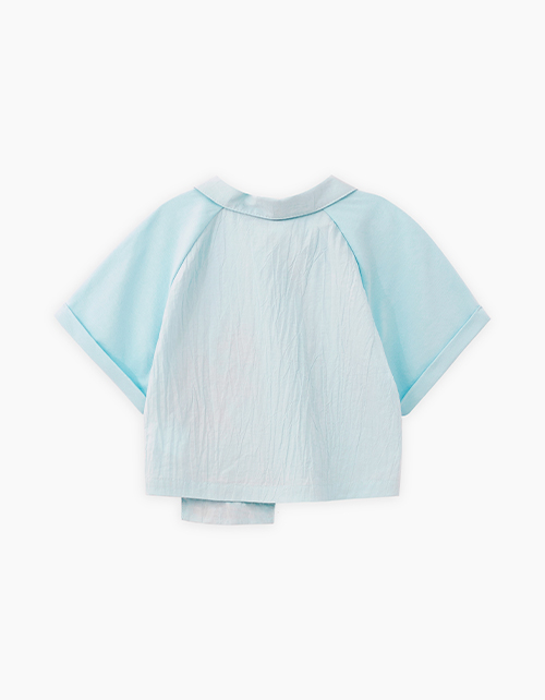Кроп-рубашка для девочки