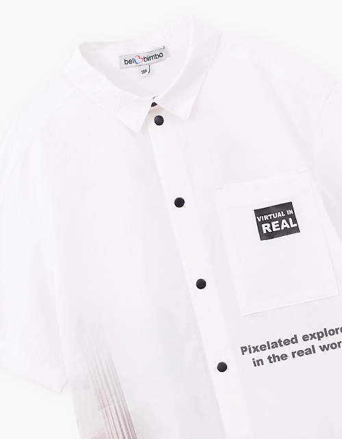 Белая рубашка для мальчика Белая рубашка для мальчика