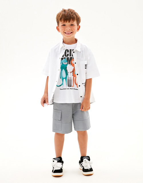 Белая рубашка для мальчика Белая рубашка для мальчика