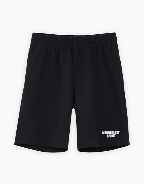 Чёрные шорты для мальчика