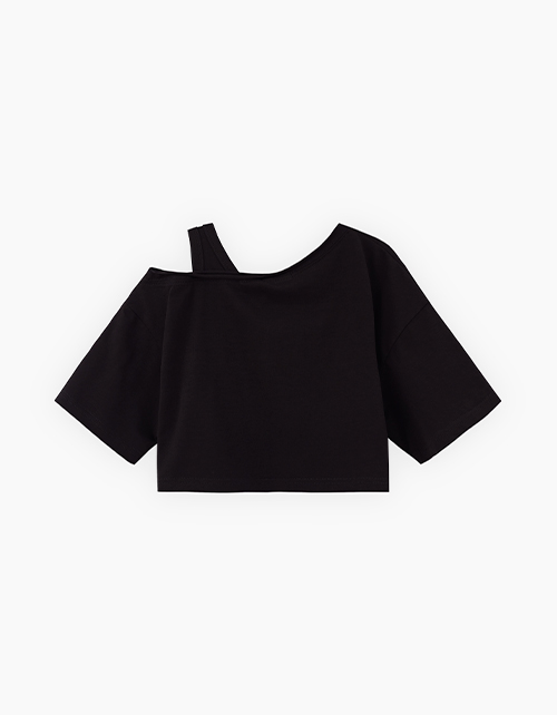 Чёрный топ для девочки