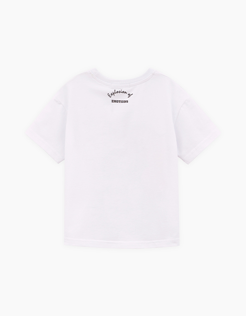 Белая футболка для девочки