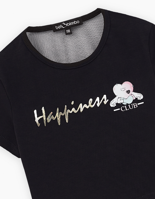 Чёрный топ для девочки