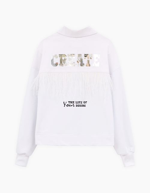 Белый жакет-джуда для девочки