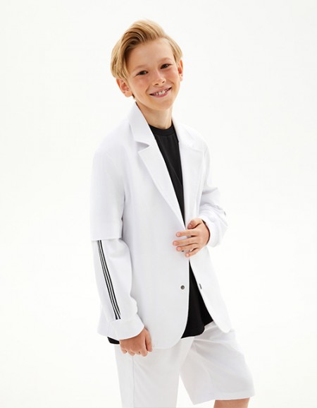 Белый пиджак для мальчика