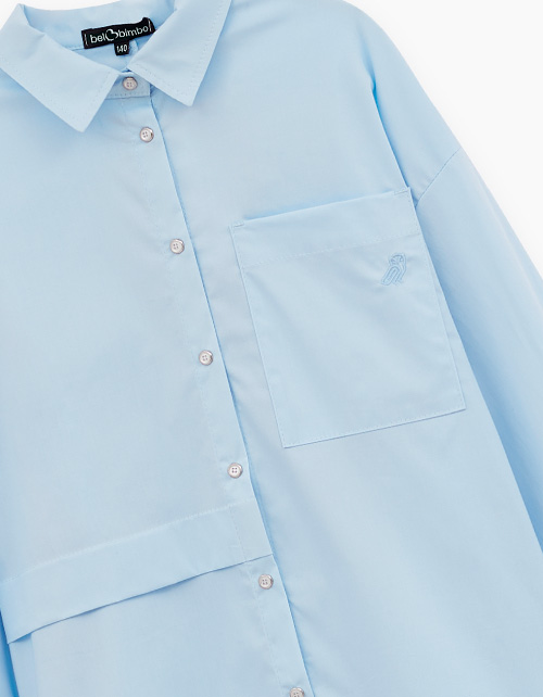 Голубая блузка для девочки Голубая блузка для девочки