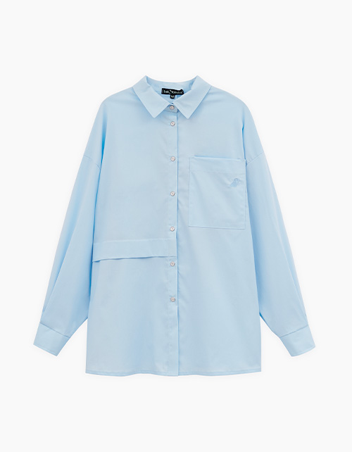 Голубая блузка для девочки