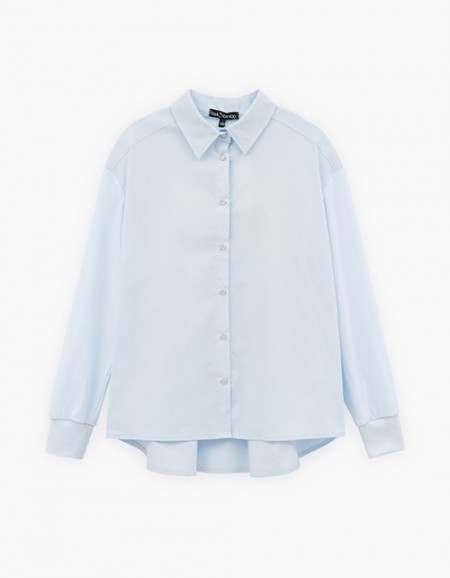 Голубая блузка для девочки