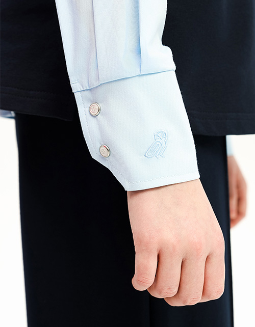 Голубая блузка для девочки Голубая блузка для девочки