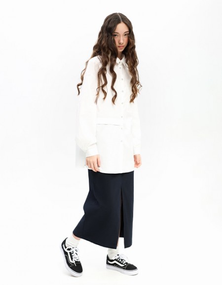 Белая блузка для девочки