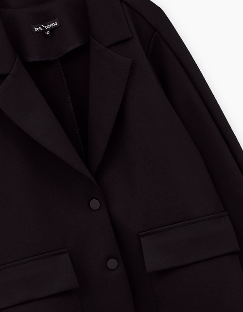 Чёрный жакет для девочки Чёрный жакет для девочки