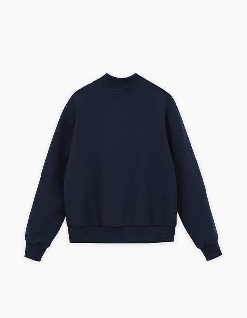 Тёмно-синий жакет-бомбер для девочки Тёмно-синий жакет-бомбер для девочки