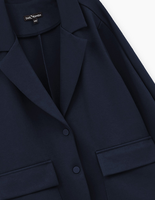 Тёмно-синий жакет для девочки Тёмно-синий жакет для девочки