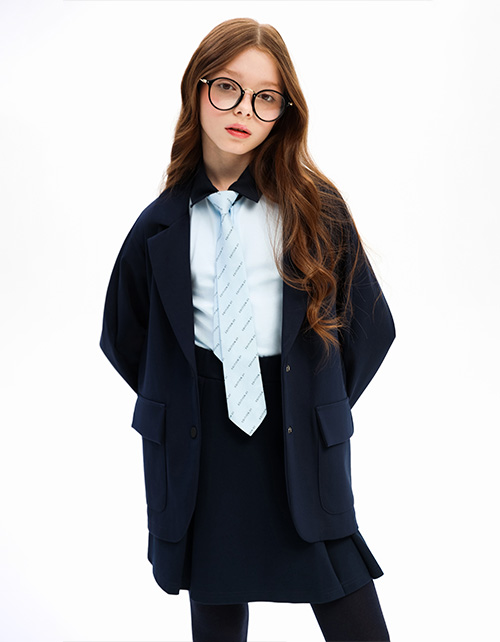 Тёмно-синий жакет для девочки Тёмно-синий жакет для девочки