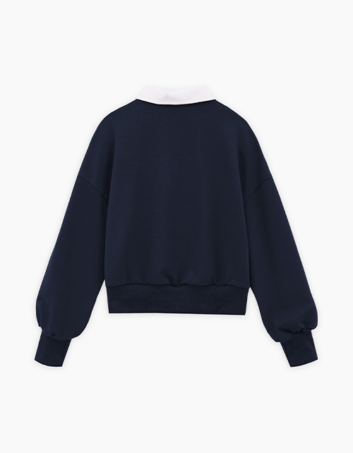 Тёмно-синяя обманка для девочки Тёмно-синяя обманка для девочки