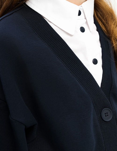 Тёмно-синяя обманка для девочки Тёмно-синяя обманка для девочки