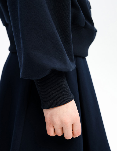 Тёмно-синяя обманка для девочки Тёмно-синяя обманка для девочки