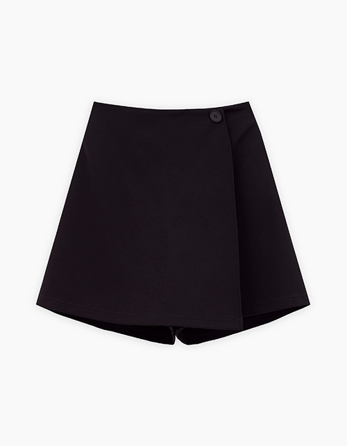 Чёрная юбка-шорты для девочки Чёрная юбка-шорты для девочки