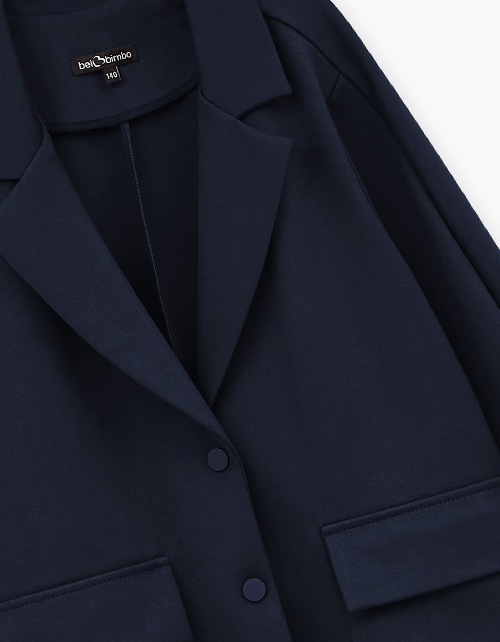 Тёмно-синий жакет для девочки Тёмно-синий жакет для девочки