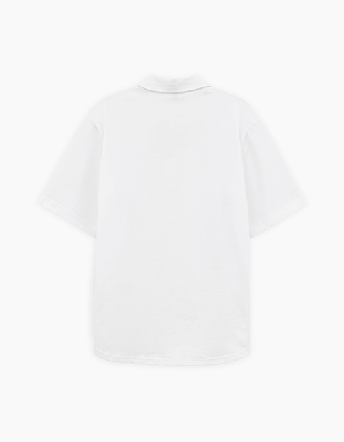 Белая рубашка с коротким рукавом для мальчика Белая рубашка с коротким рукавом для мальчика