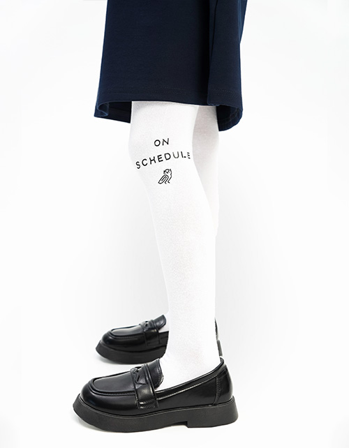 Белые колготки для девочки