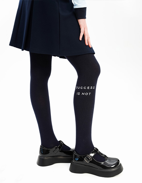 Тёмно-синие колготки для девочки Тёмно-синие колготки для девочки