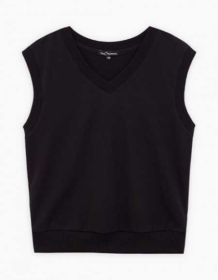 Чёрный жилет для мальчика