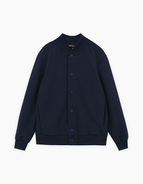 Тёмно-синий жакет-бомбер для мальчика Тёмно-синий жакет-бомбер для мальчика