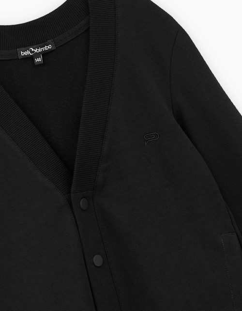 Чёрный кардиган для мальчика