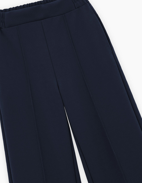 Тёмно-синие брюки для девочки