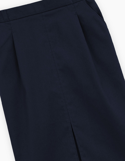 Тёмно-синяя юбка-миди для девочки Тёмно-синяя юбка-миди для девочки