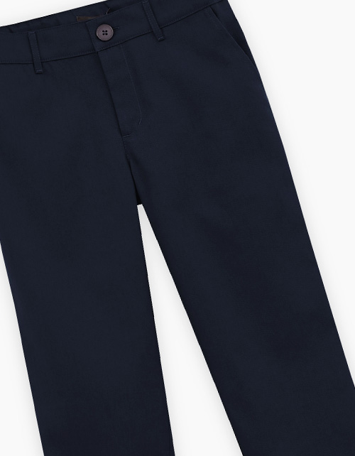 Тёмно-синие брюки для мальчика Тёмно-синие брюки для мальчика