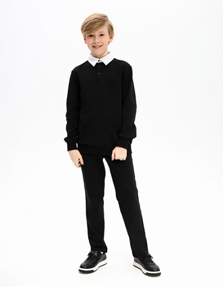 Чёрные брюки для мальчика