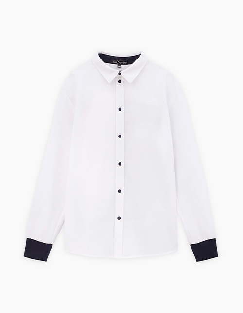 Белая рубашка для мальчика Белая рубашка для мальчика