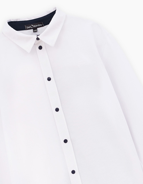 Белая рубашка для мальчика Белая рубашка для мальчика