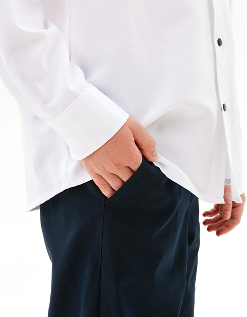 Тёмно-синие брюки для мальчика Тёмно-синие брюки для мальчика