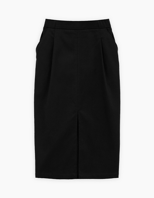 Чёрная юбка-миди для девочки