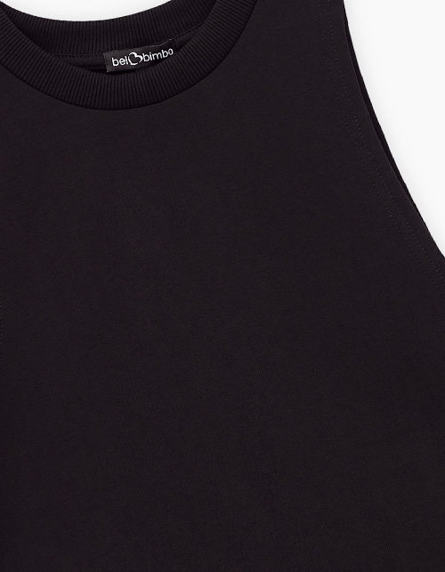 Чёрный жилет для девочки