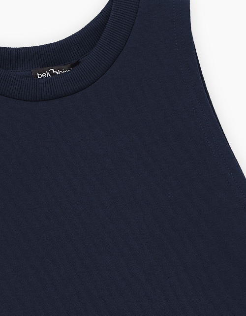 Тёмно-синий жилет для девочки Тёмно-синий жилет для девочки