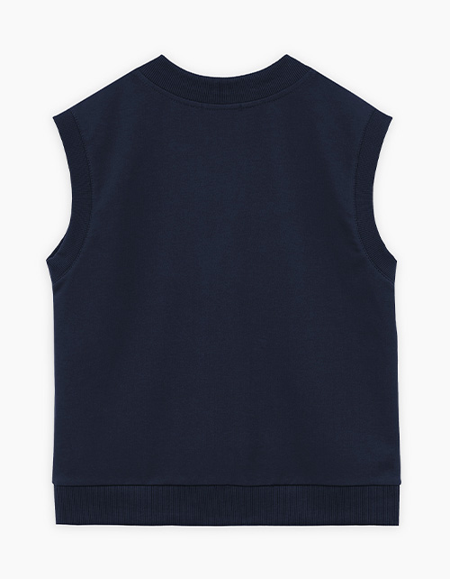 Тёмно-синяя жилетка для мальчика