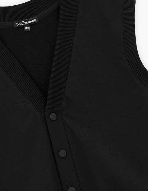 Чёрная жилетка для мальчика