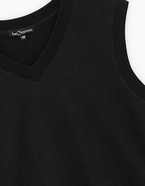 Чёрная жилетка для мальчика