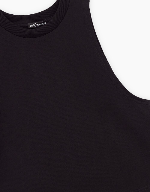 Чёрный жилет для девочки