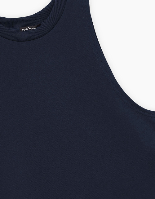 Тёмно-синий жилет для девочки Тёмно-синий жилет для девочки