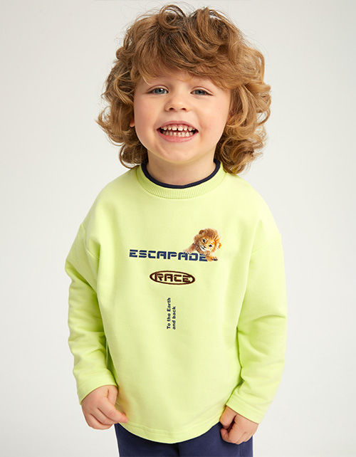 Свитшот лайм для мальчика Свитшот лайм для мальчика