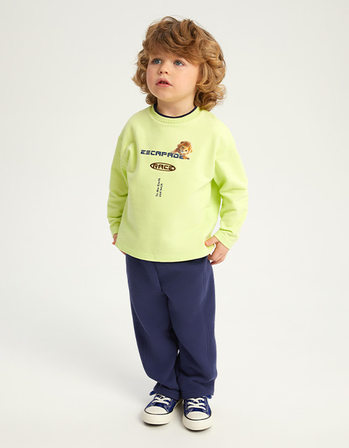 Свитшот лайм для мальчика Свитшот лайм для мальчика