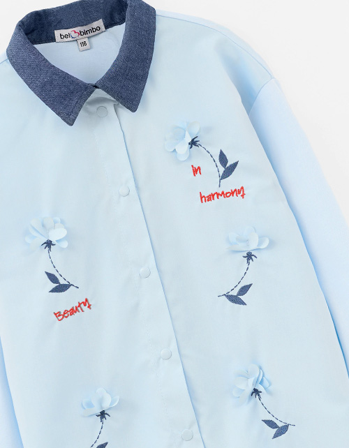 Блузка с вышивкой для девочки Блузка с вышивкой для девочки