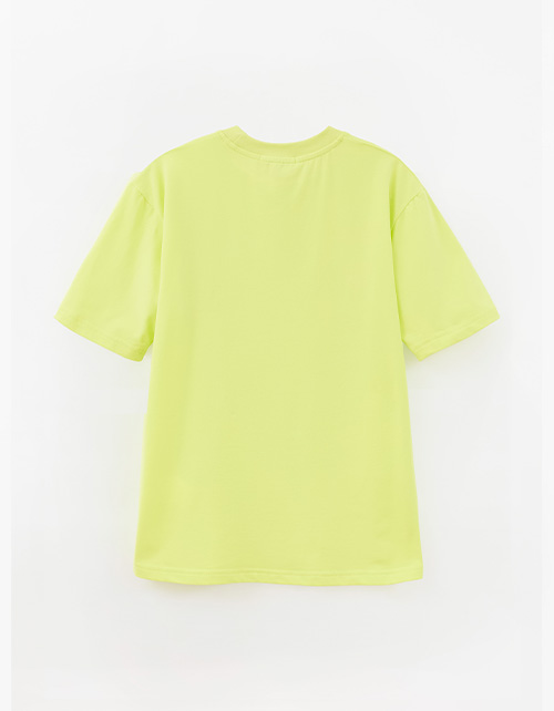 Дизайнерская футболка лайм для мальчика