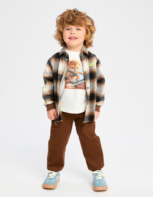 Рубашка в клетку для мальчика Рубашка в клетку для мальчика