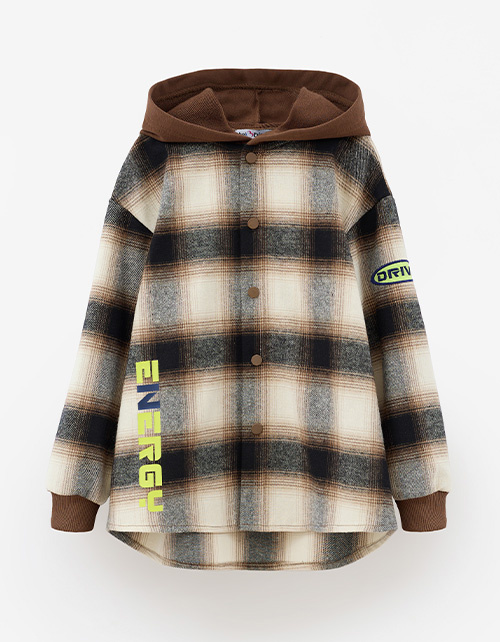 Рубашка с капюшоном для мальчика Рубашка с капюшоном для мальчика